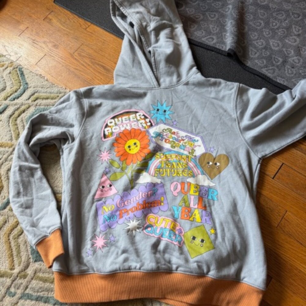 Decor Hooded Queer Power Sweatshirt